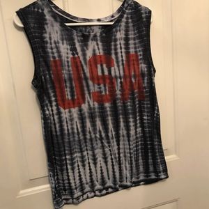 USA tank tee